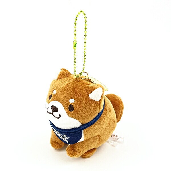 忠犬もちしば おかかおすわり ぬいぐるみボールチェーン