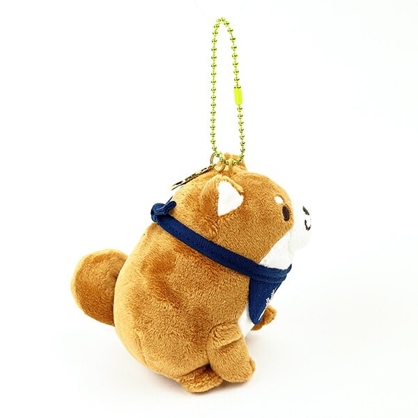 忠犬もちしば おかかおすわり ぬいぐるみボールチェーン