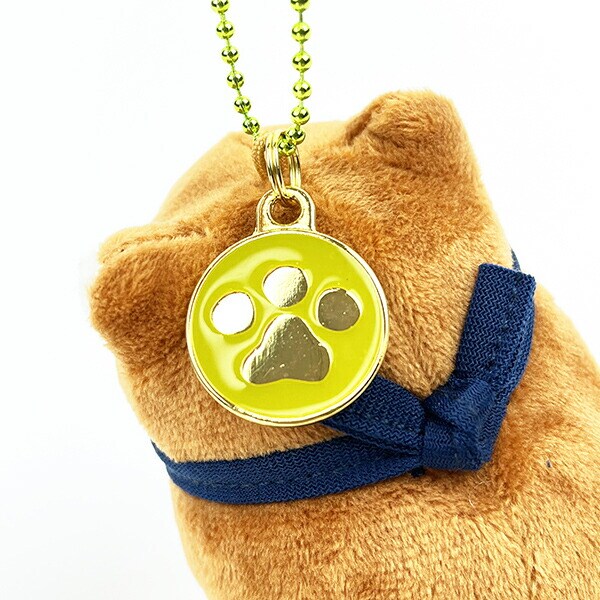 忠犬もちしば おかかおすわり ぬいぐるみボールチェーン