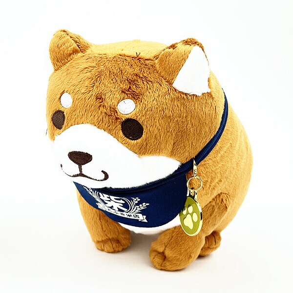 忠犬もちしば おかかおすわり ぬいぐるみ(S)