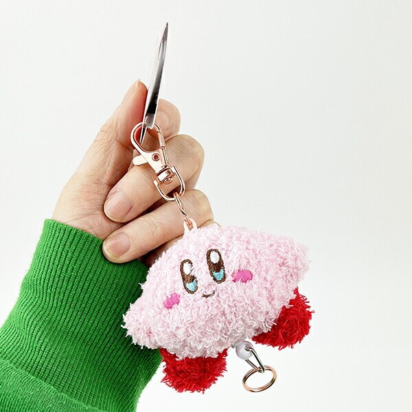 星のカービィ もふっとマスコットリールキーホルダー (にっこり)
