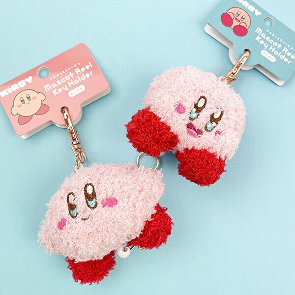 星のカービィ もふっとマスコットリールキーホルダー (わくわく)