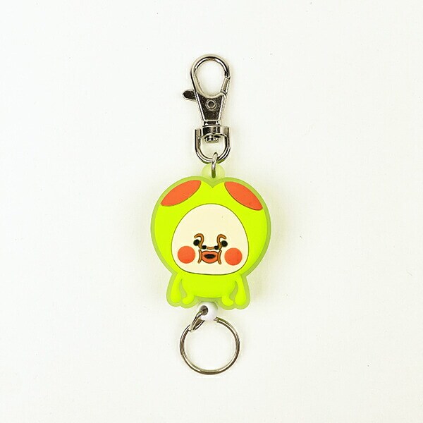 こびとづかん スモモノウチ ラバーリールキーホルダー