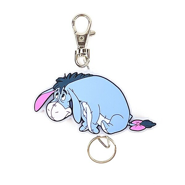 ディズニー イーヨー ラバーリール キーホルダー Disney