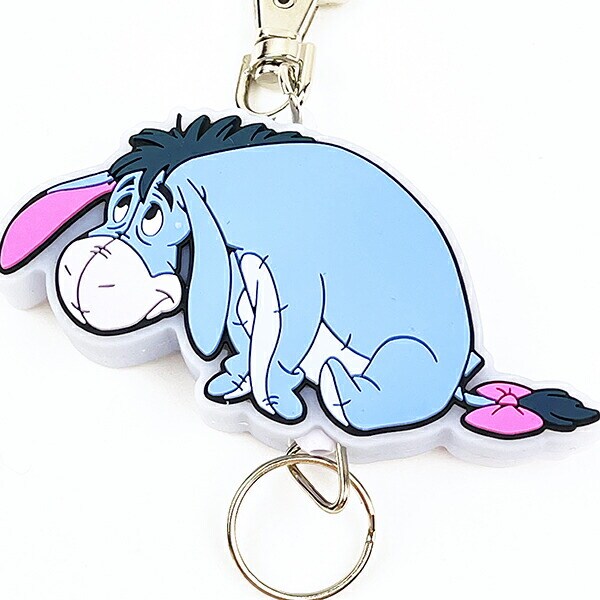 ディズニー イーヨー ラバーリール キーホルダー Disney