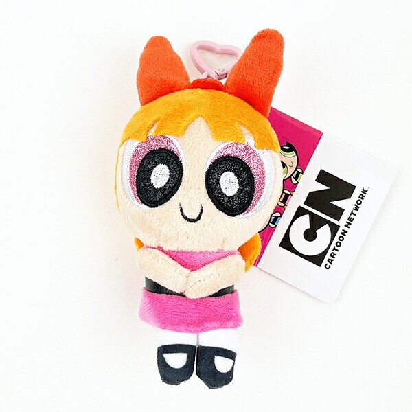 パワーパフガールズ ブロッサム ぬいぐるみキーリング キーホルダー