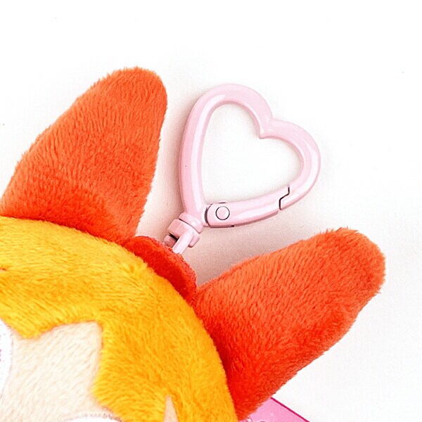 パワーパフガールズ ブロッサム ぬいぐるみキーリング キーホルダー