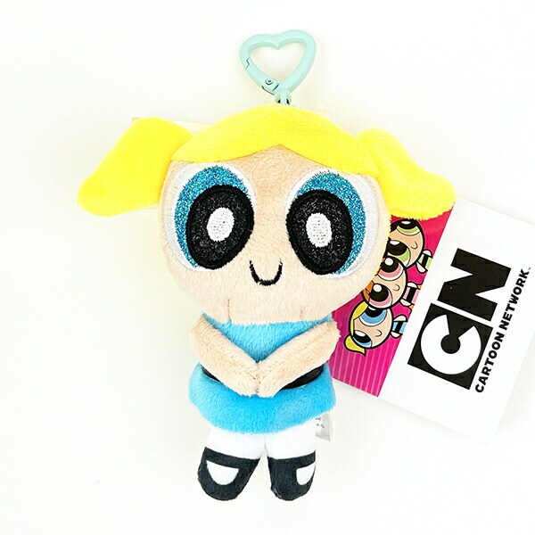 パワーパフガールズ バブルス ぬいぐるみキーリング キーホルダー