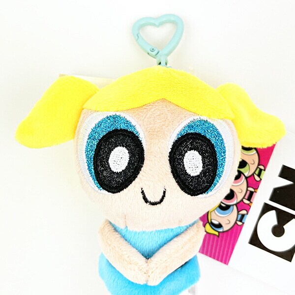 パワーパフガールズ バブルス ぬいぐるみキーリング キーホルダー