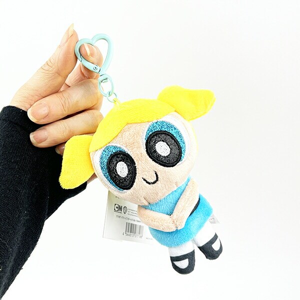 パワーパフガールズ バブルス ぬいぐるみキーリング キーホルダー