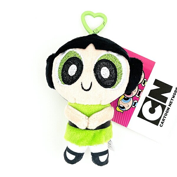 パワーパフガールズ バターカップ ぬいぐるみキーリング キーホルダー