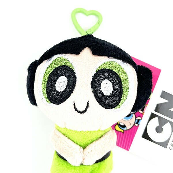 パワーパフガールズ バターカップ ぬいぐるみキーリング キーホルダー