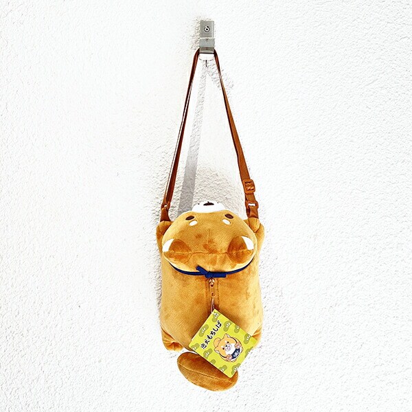 忠犬もちしば おかか あまえんぼショルダーポーチ バッグ ぬいぐるみ