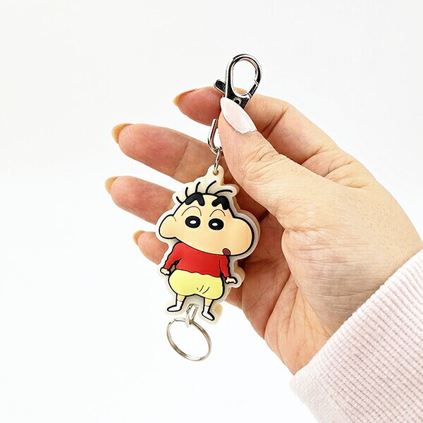 クレヨンしんちゃん ベイビーしんちゃん ラバーリール キーホルダー
