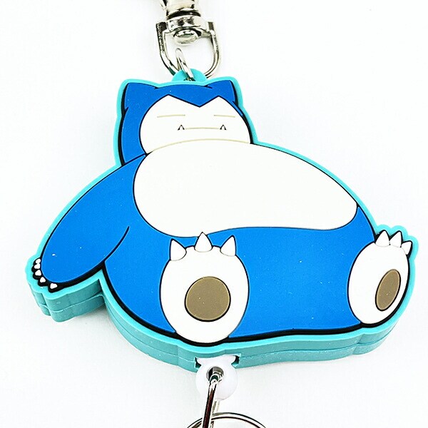 ポケットモンスター カビゴン ラバーリールキーホルダー (まんぷく) ポケモン