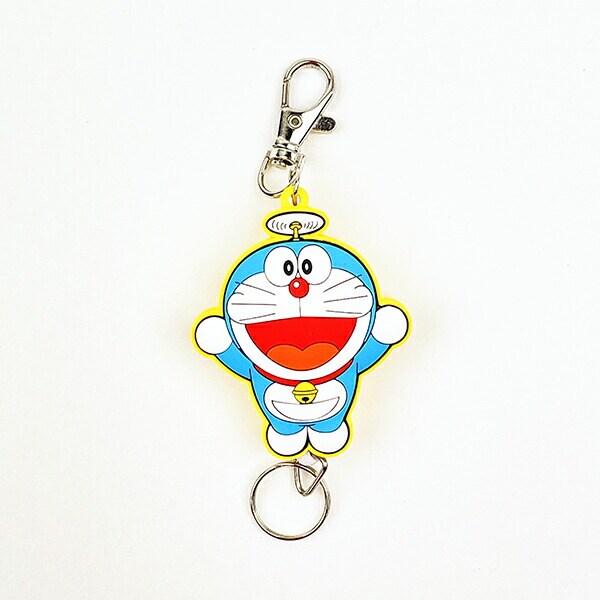 ドラえもん タケコプター ラバーリールキーホルダー