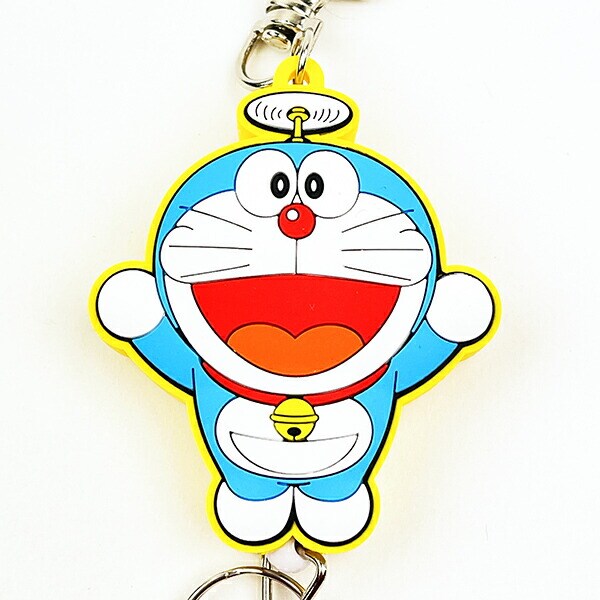 ドラえもん タケコプター ラバーリールキーホルダー