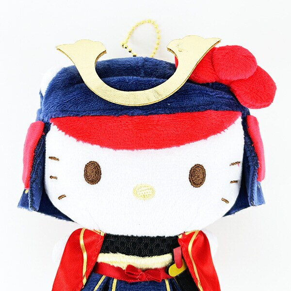 サンリオ ハローキティ 将軍シリーズ ぬいぐるみボールチェーン キーホルダー Sanrio