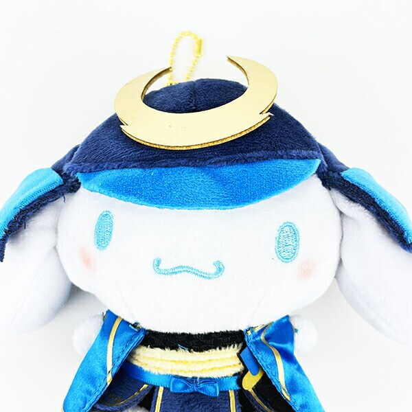 サンリオ シナモロール 将軍シリーズ ぬいぐるみボールチェーン キーホルダー シナモン Sanrio