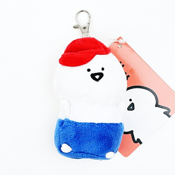 お文具といっしょ 体操服お文具さん リールキーカバー キーホルダー