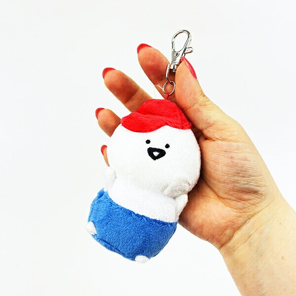 お文具といっしょ 体操服お文具さん リールキーカバー キーホルダー