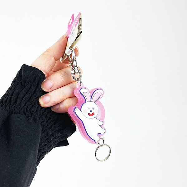 たべっ子どうぶつ THE MOVIE うさぎちゃん ラバーリールキーホルダー