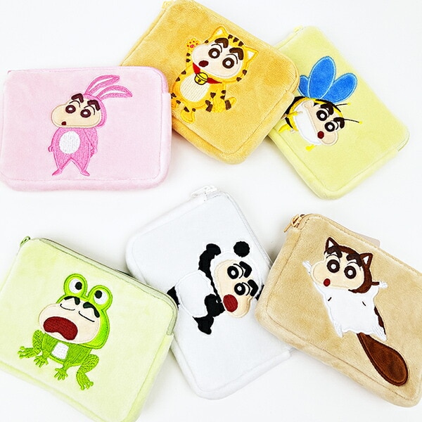 クレヨンしんちゃん むささび なりきりアニマルミニティッシュポーチ