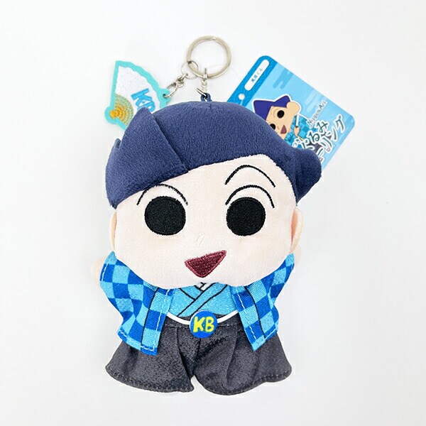 クレヨンしんちゃん 風間くん ニッポンアート刺繍チャームつきぬいぐるみキーリング ぬいぐるみ