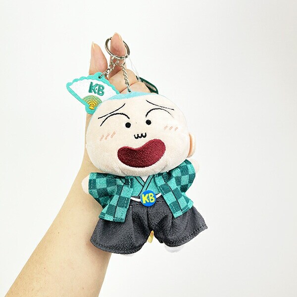 クレヨンしんちゃん マサオくん ニッポンアート刺繍チャームつきぬいぐるみキーリング ぬいぐるみ