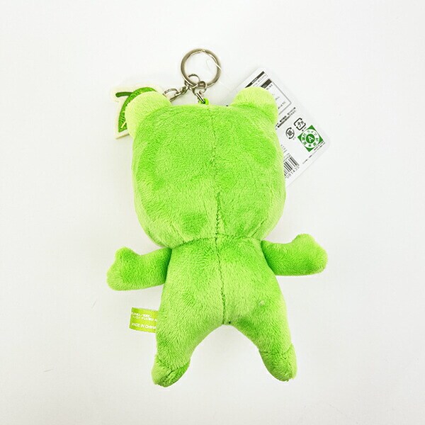 クレヨンしんちゃん かえる なりきりアニマル刺繍チャームつきぬいぐるみキーリング ぬいぐるみ