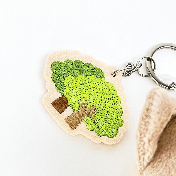 クレヨンしんちゃん むささび なりきりアニマル刺繍チャームつきぬいぐるみキーリング ぬいぐるみ