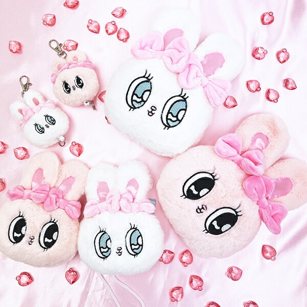 エスターバニー (Esther Bunny) クリームバニー マスコットリールキーホルダー