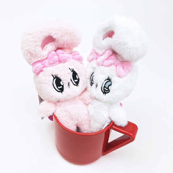 エスターバニー (Esther Bunny)  クリームバニー ぬいぐるみキーリング キーホルダー