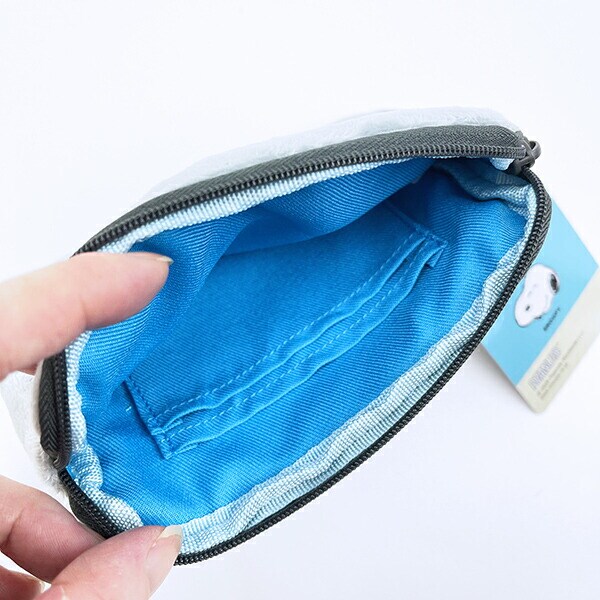 スヌーピー ミニティッシュポーチ付きパスケース  SNOOPY