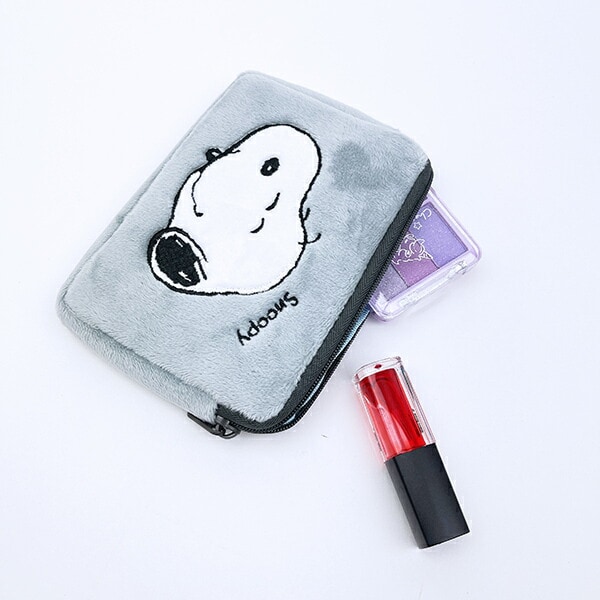 スヌーピー ミニティッシュポーチ付きパスケース  SNOOPY