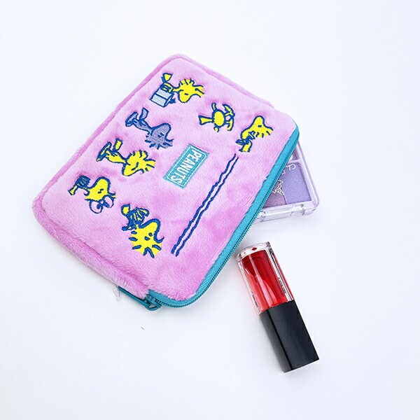 スヌーピー ウッドストック&フレンズ ミニティッシュポーチ付きパスケース  SNOOPY