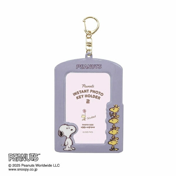 スヌーピー ウッドストック インスタントフォトキーホルダー2 推し活 SNOOPY
