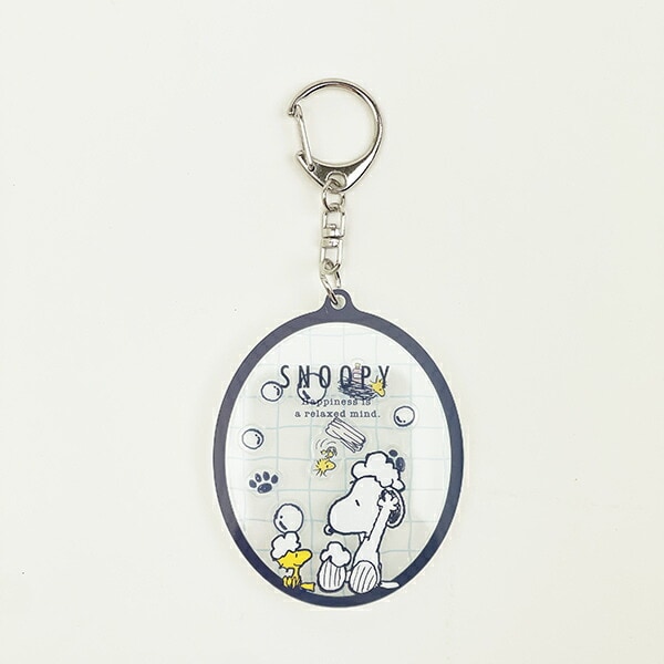 スヌーピー バスタイム シャカシャカアクリルキーホルダー2