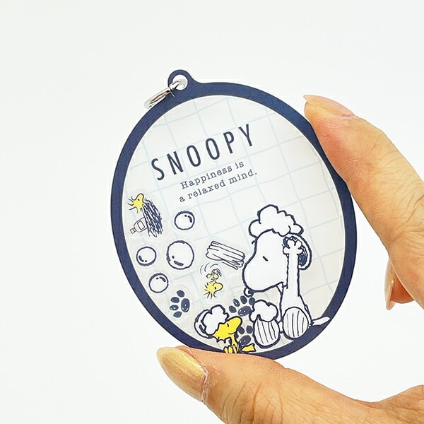 スヌーピー バスタイム シャカシャカアクリルキーホルダー2