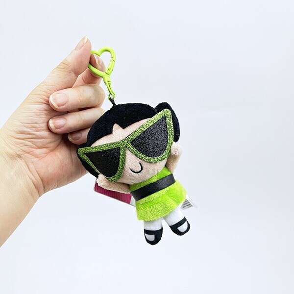 パワーパフガールズ バターカップ ぬいぐるみキーリング サングラスver. パワパフ