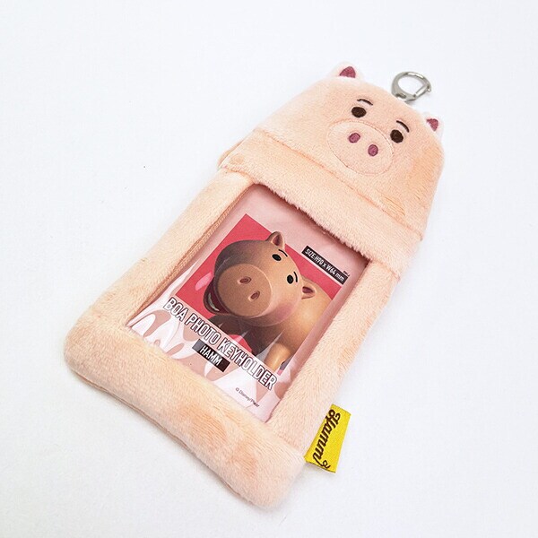 ディズニー トイストーリー ハム ボアフォトキーホルダー Disney