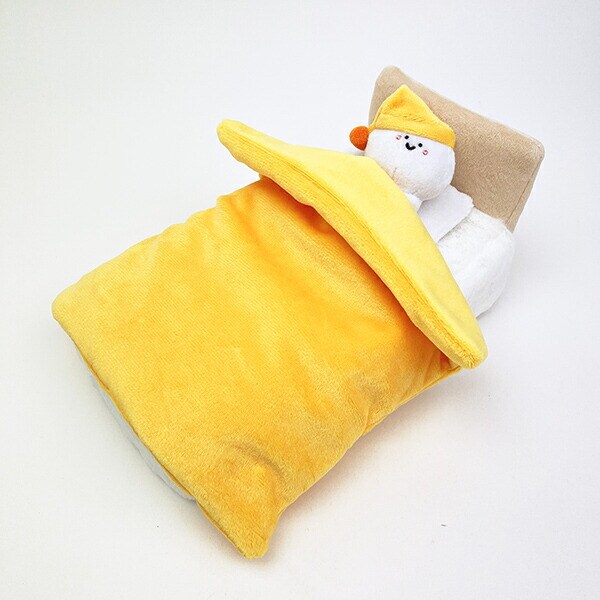 お文具といっしょ ぬいぐるみベッドティッシュカバー