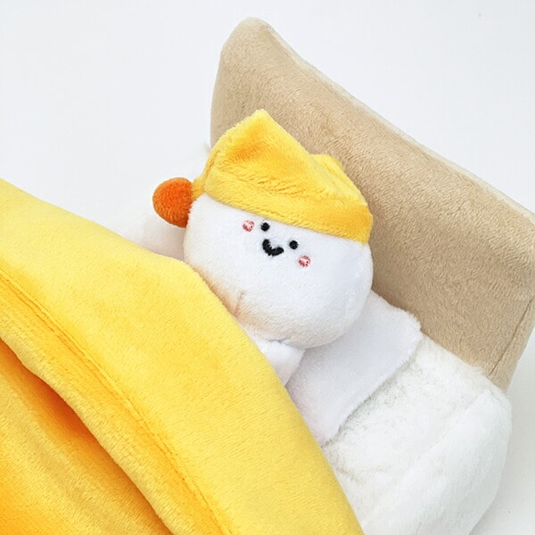 お文具といっしょ ぬいぐるみベッドティッシュカバー