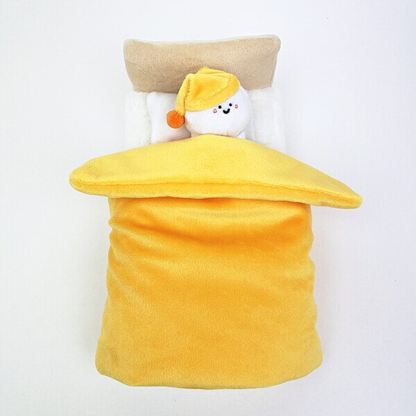 お文具といっしょ ぬいぐるみベッドティッシュカバー