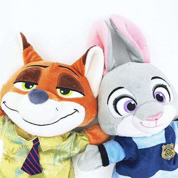 ディズニー ズートピア ニック・ワイルド ハンドパペット ぬいぐるみ Disney