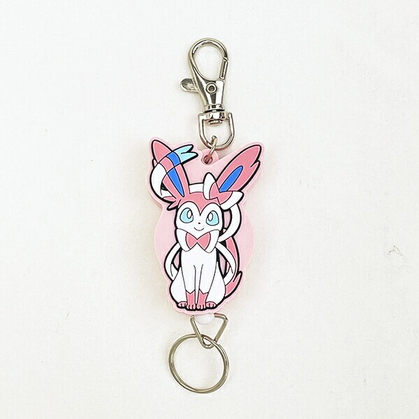 ポケットモンスター ニンフィア（おすわり） ラバーリールキーホルダー ポケモン