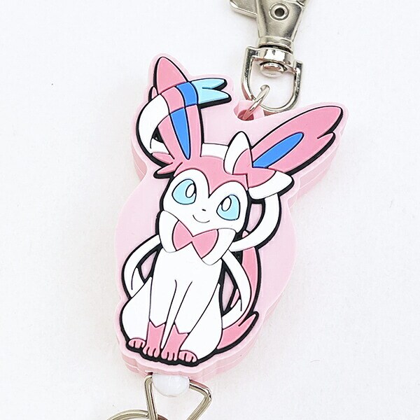 ポケットモンスター ニンフィア（おすわり） ラバーリールキーホルダー ポケモン