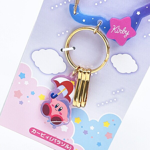 星のカービィ パラソル アクリルカラビナチャーム キーホルダー