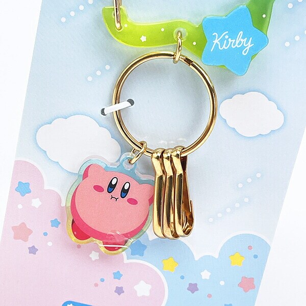 星のカービィ ホバリング アクリルカラビナチャーム キーホルダー