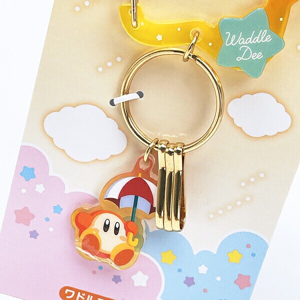 星のカービィ ワドルディ パラソル アクリルカラビナチャーム キーホルダー